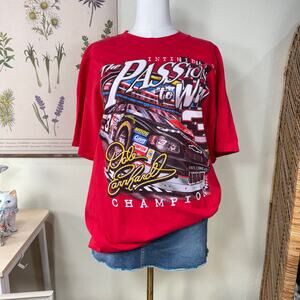 Vintage 90s Chase Authentics Nascar Dale Earnhardt All Over Print T-Shirt L